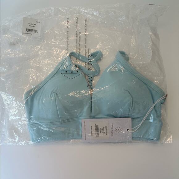 NWT TAVI Noir Studio Sports Bra Size XS In Powder Blue - Picture 7 of 11
